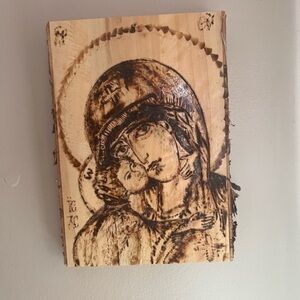 St Mary handmade wood burning